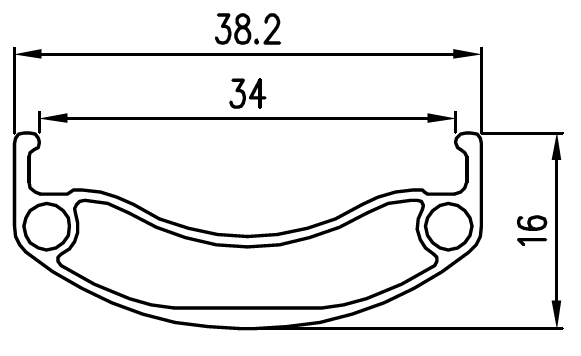 Alexrims Llanta MD35 29" 32h (29",32h)