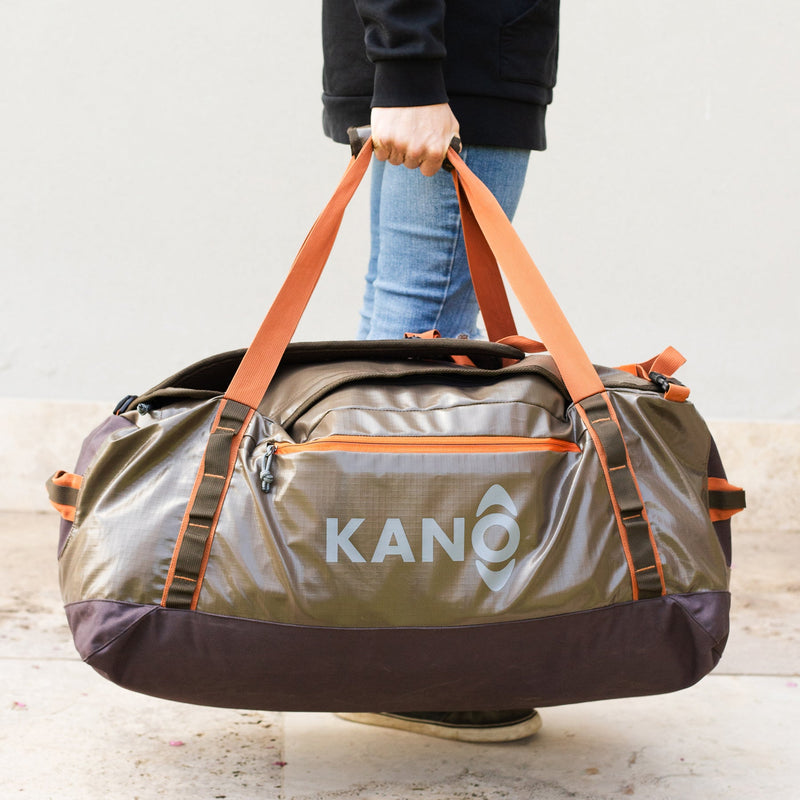 Kano Bolso Mochila Impermeable 80L Roy Café