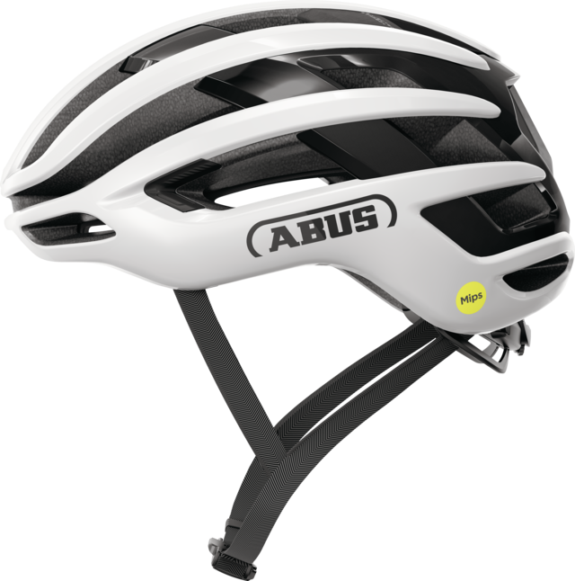 Casco Bicicleta Abus Airbreaker 2.0 MIPS Blanco Brillante