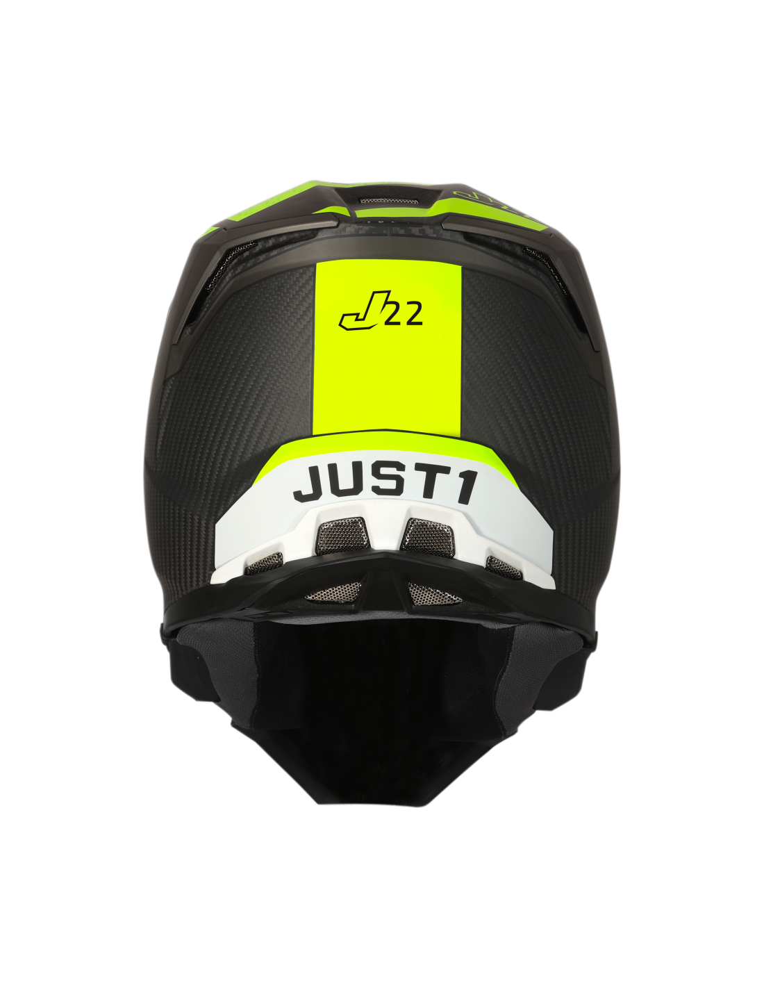 Just1 Casco Moto J22 Adrenaline Fluo Yellow Carbon - Rideshop