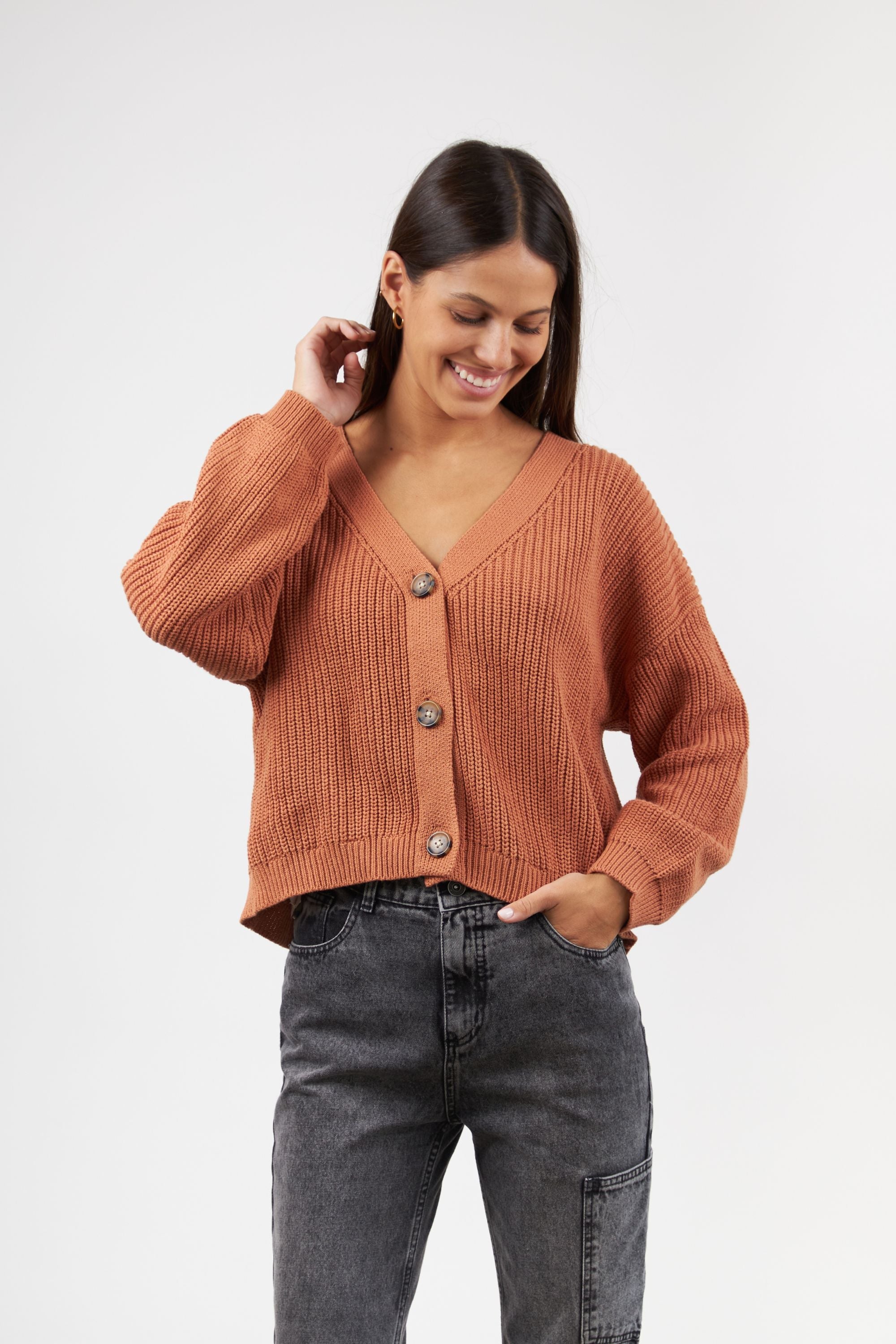 Chaleco Terracota Mujer Autumn