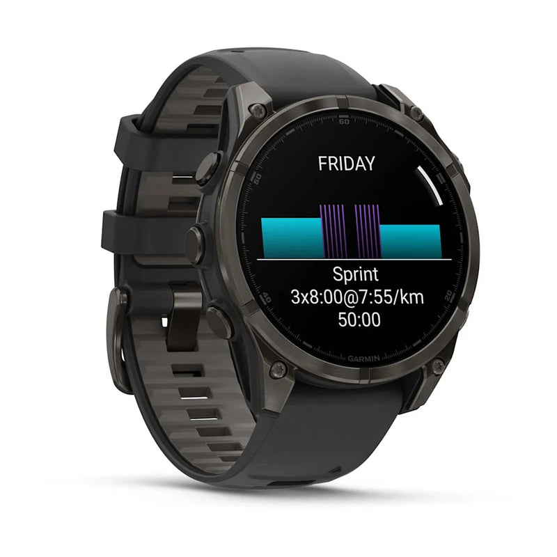 Smart Watch fēnix® 8 Garmin – 47mm Amoled Sapphire Carbon Gray - Rideshop