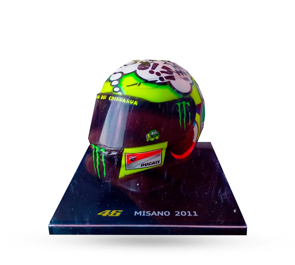 Casco de colección 1:5 Valentino Rossi Misano 2011 | VR46