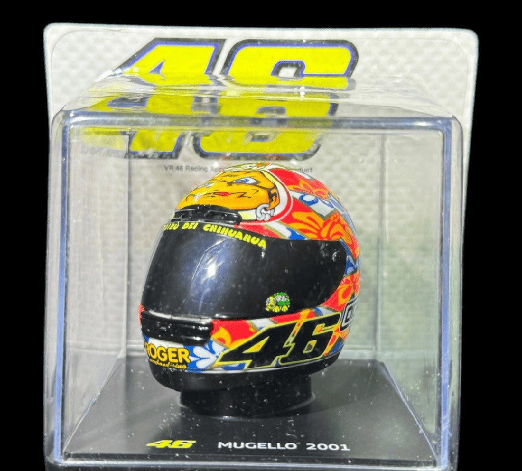Casco de colección 1:5 Valentino Rossi Muguello 2001 | VR46