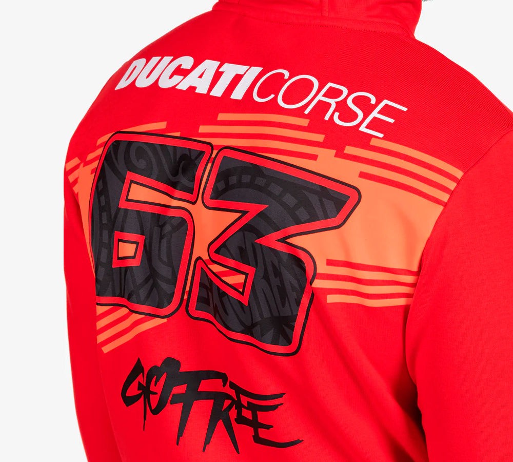 Poleron / Sudadera con capucha 63 Ducati Corse | VR46