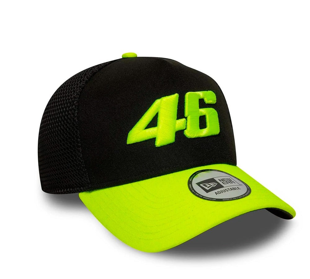Gorra Trucker Vale VR46 Negra 9FORTY E-Frame New Era | VR46