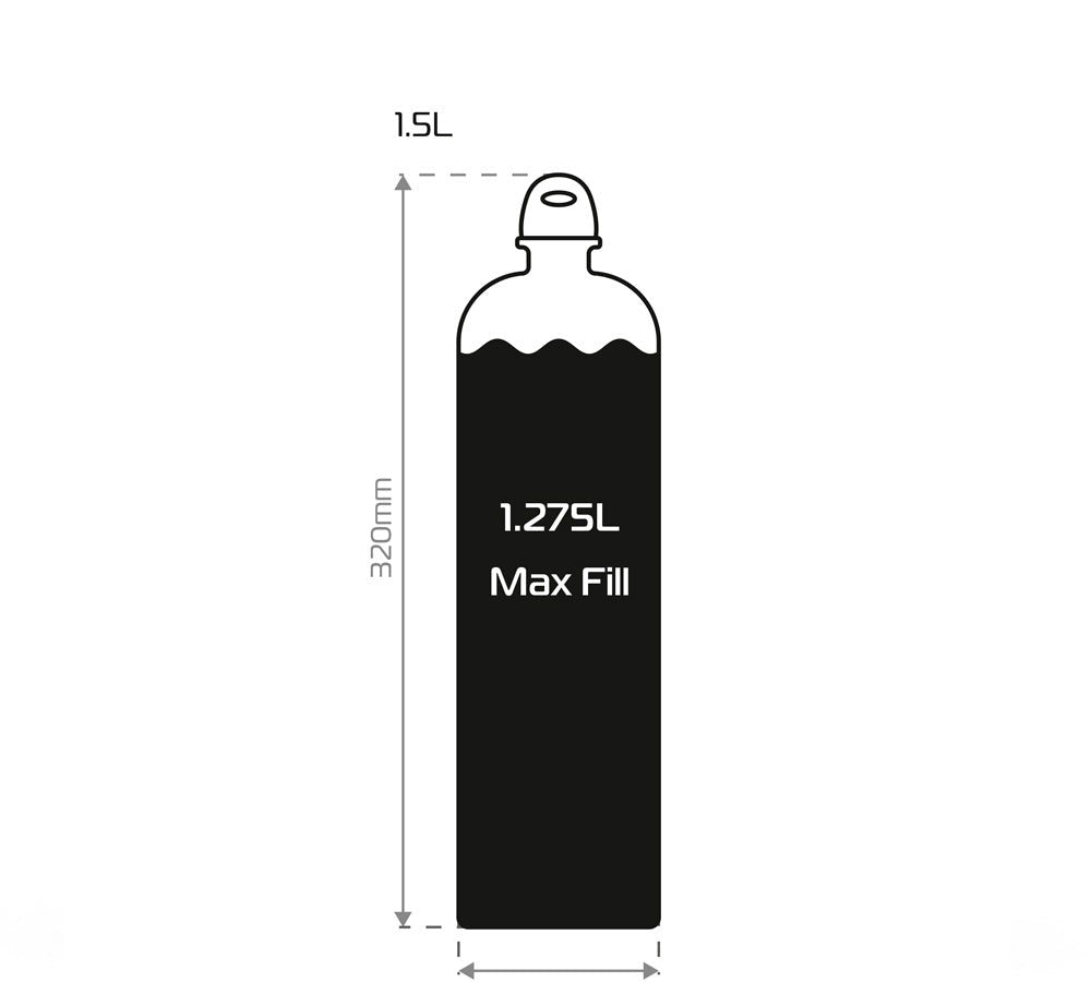 Botella para combustible Fuel Flask 1,5 lts | Oxford