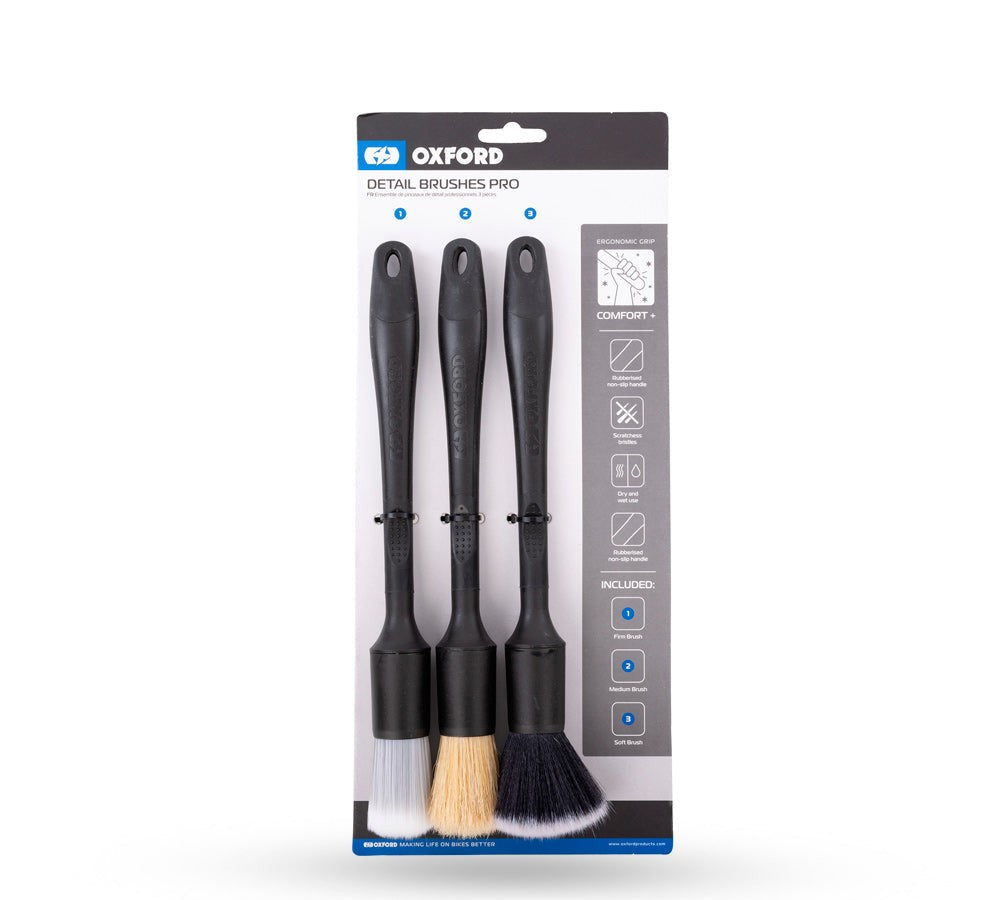 Set de cepillos para limpieza Pro Detail | Oxford