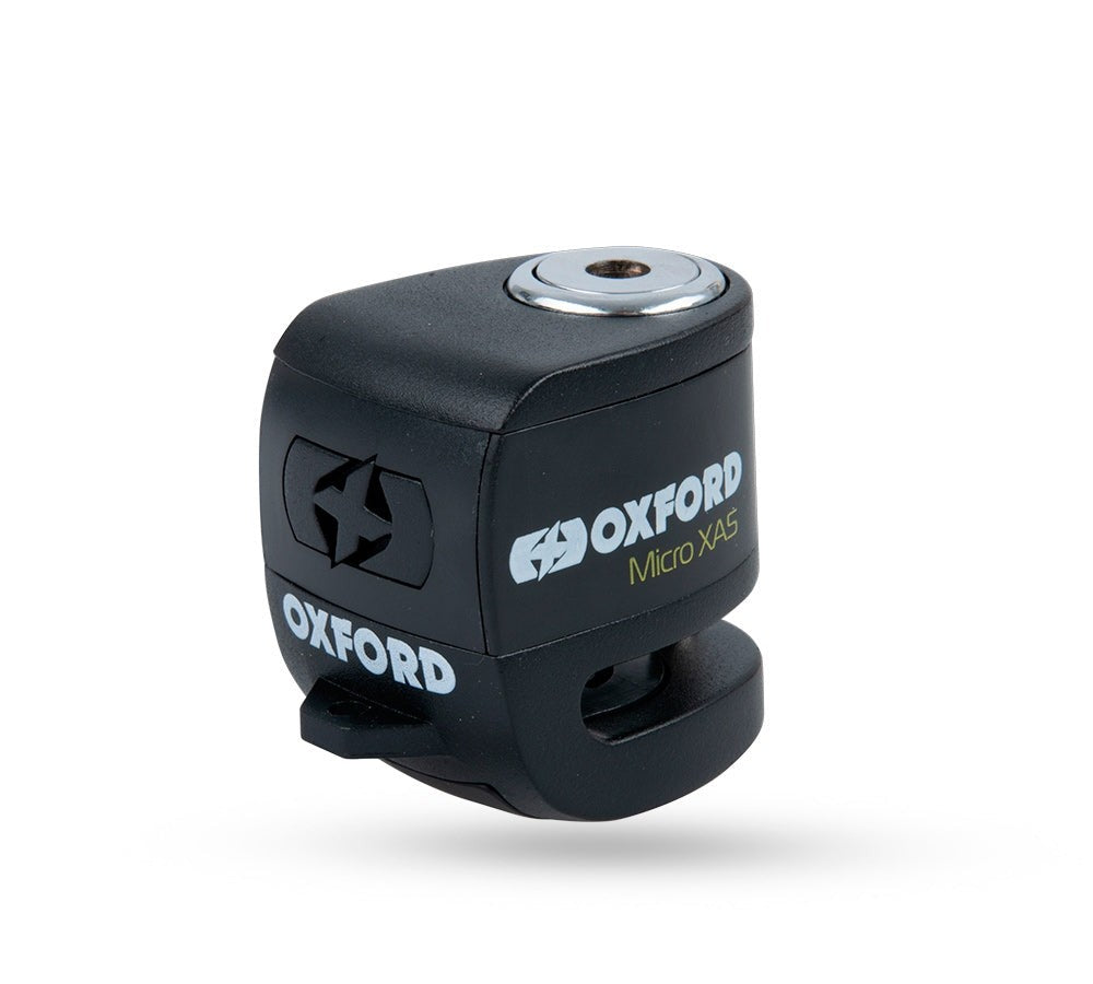 Candado de disco con alarma Micro XA5 Black | OXFORD