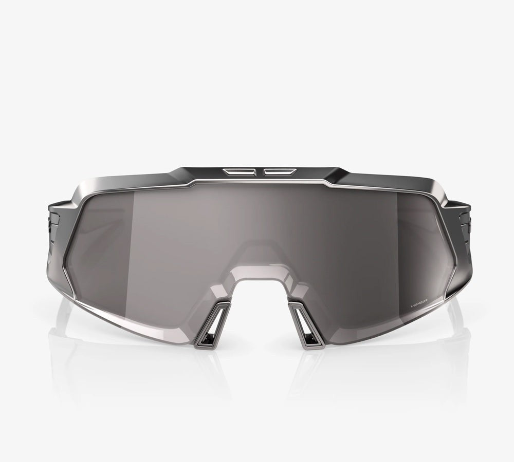 Lentes Korbin X Gloss Black Chrome - HiPER Silver Lens | 100 Percent