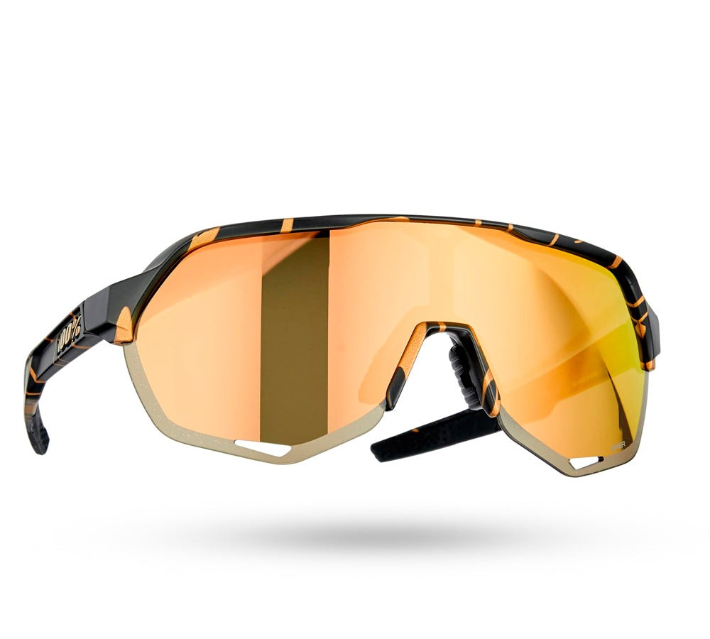 Lentes S2Â® Peter Sagan LE Mtallic Gold Flake Hiper Gold Mirror Lens | 100 Percent