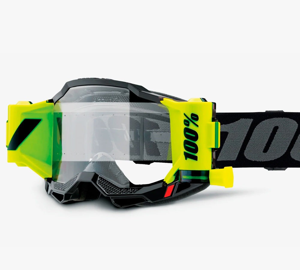 Antiparra Off-Road modelo Accuri-2 Forecast con mica transparente | 100 Percent