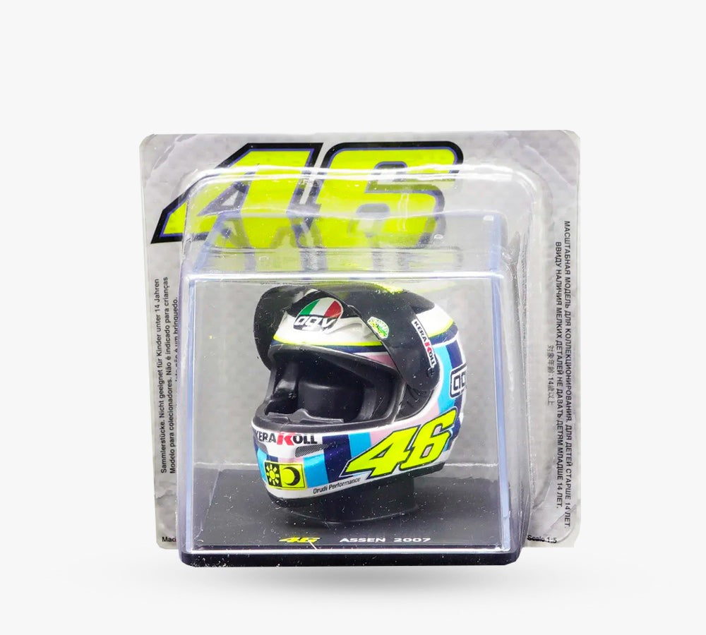Casco de colecciÃ³n 1:5 Valentino Rossi GP Assen 2007 | VR46