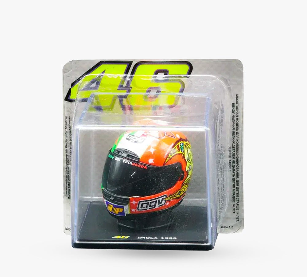 Casco de colecciÃ³n 1:5 Valentino Rossi GP Imola 1999 | VR46
