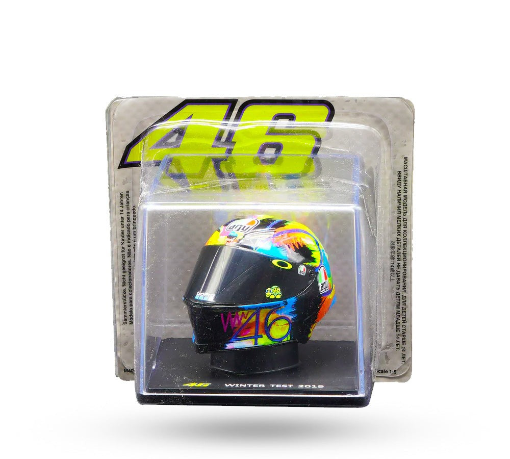 Casco de colecciÃ³n 1:5 Valentino Rossi Winter Test 2019 | VR46