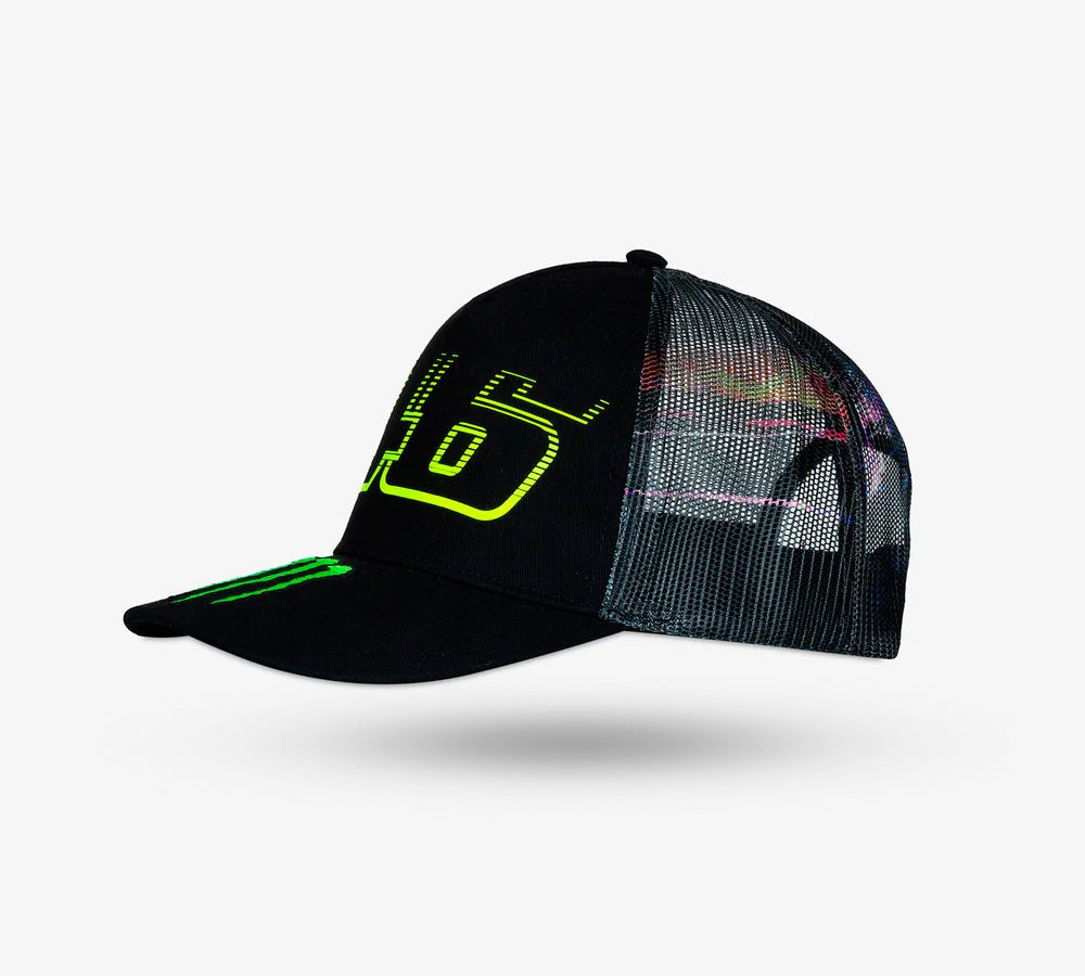 Gorra trucker visera curva Monster Energy Car 46  | VR46
