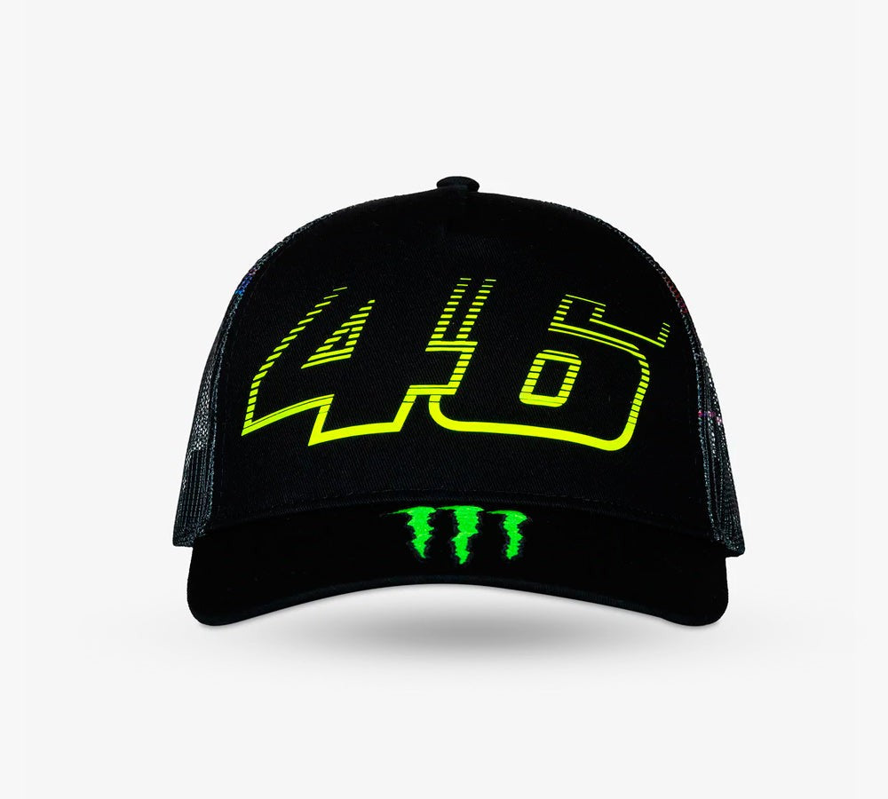 Gorra trucker visera curva Monster Energy Car 46  | VR46