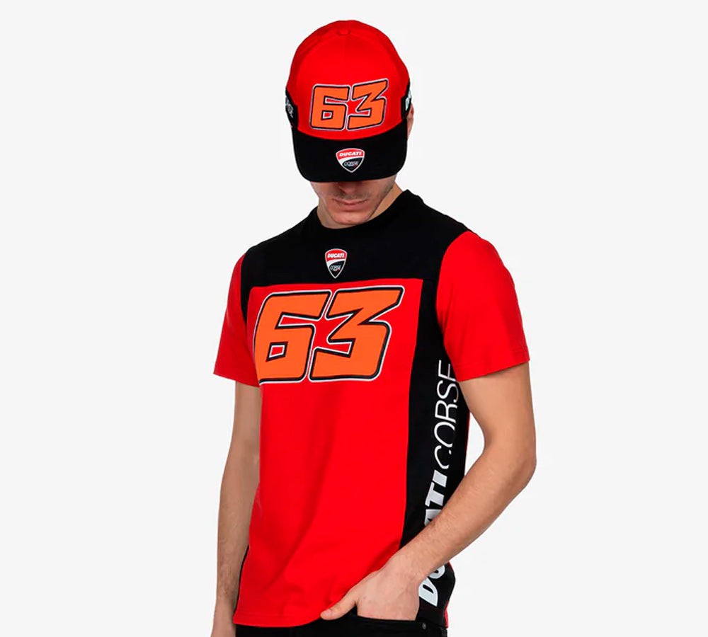 Polera / camiseta Ducati 63 Bagnaia | VR46