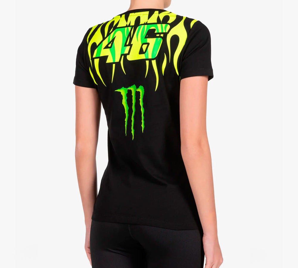 Polera / camiseta de mujer Flames Monster Energy | VR46