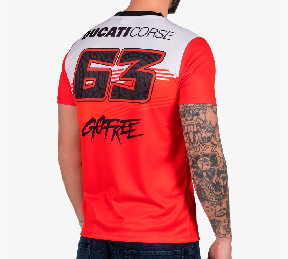 Polera / camiseta Ducati Corse Bagnaia 63 Go Free | VR46