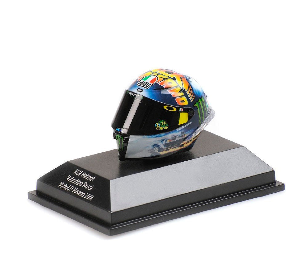 Casco de colecciÃ³n 1:8 Valentino Rossi GP Misano 2018 | VR46
