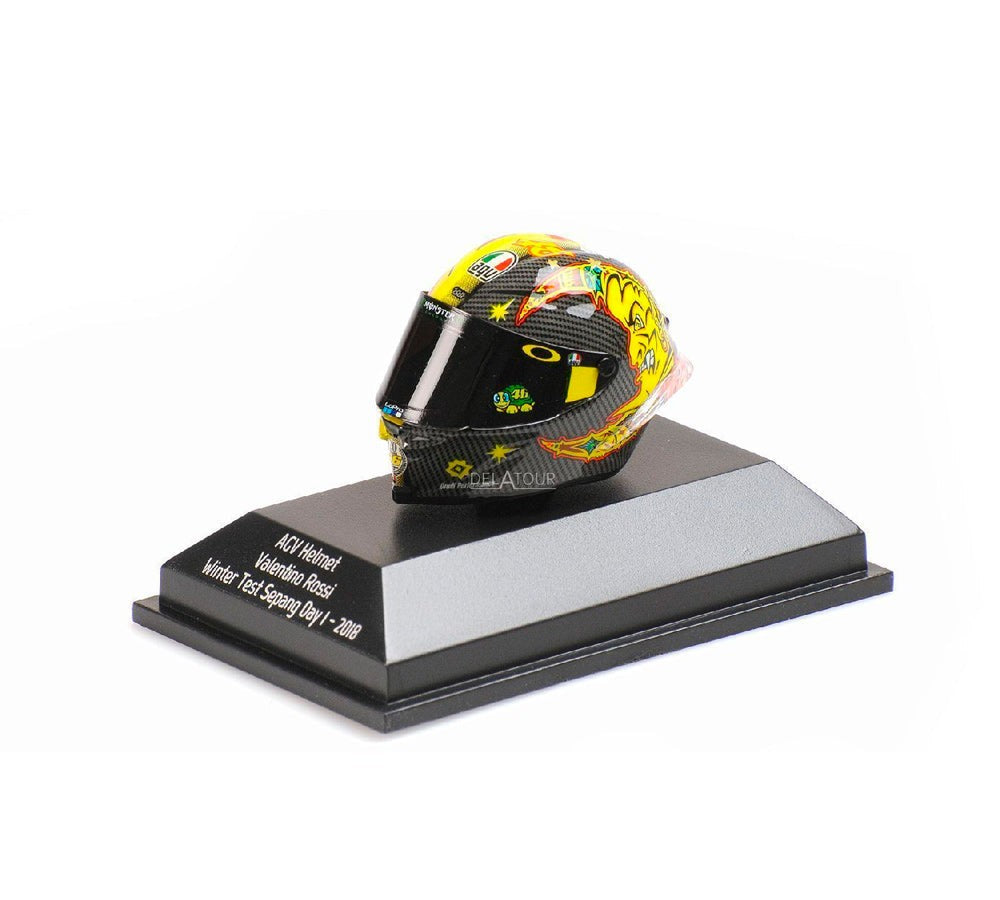 Casco de colecciÃ³n 1:8 Valentino Rossi Winter Test Sepang 2018 (Dia 1) | VR46