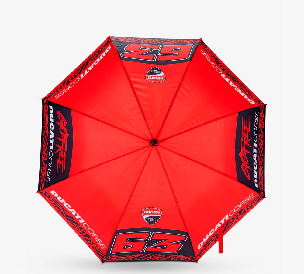 Paraguas/Sombrilla Tribal Pecco Bagnaia 63 Ducati Corse | VR46