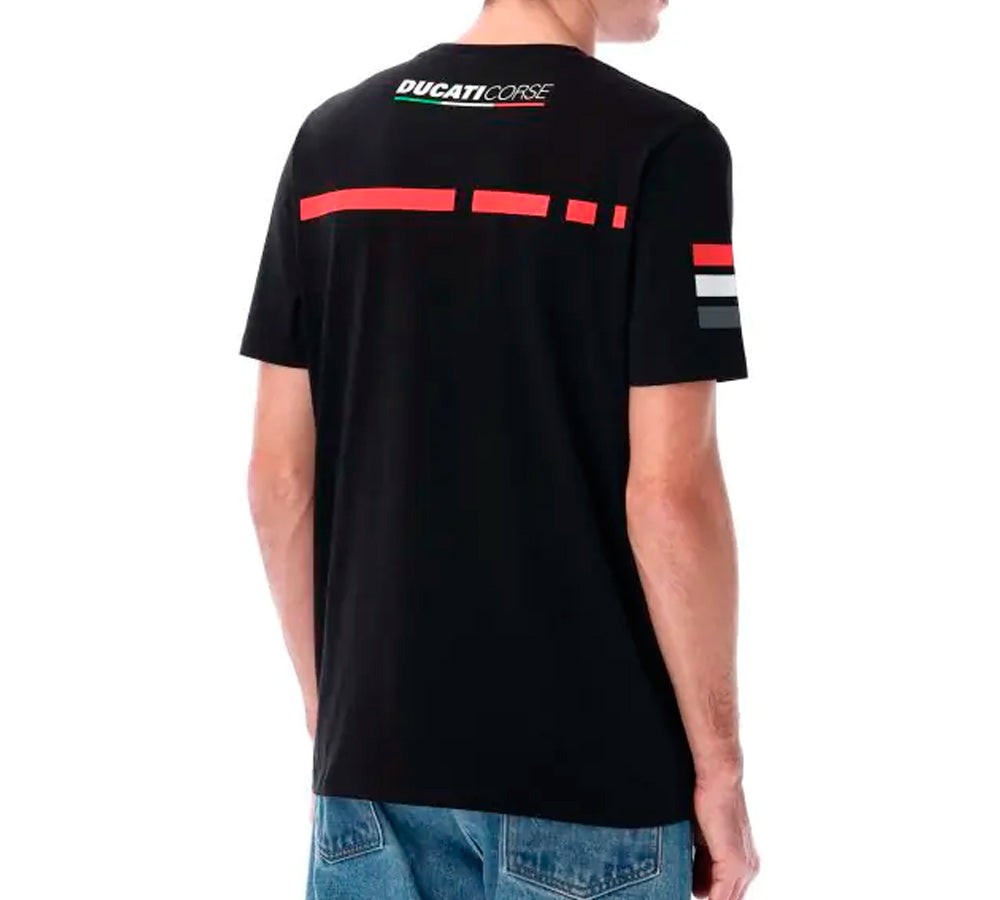 Polera / camiseta Ducati Corse Stripes Badge '25 | GP Racing Apparel