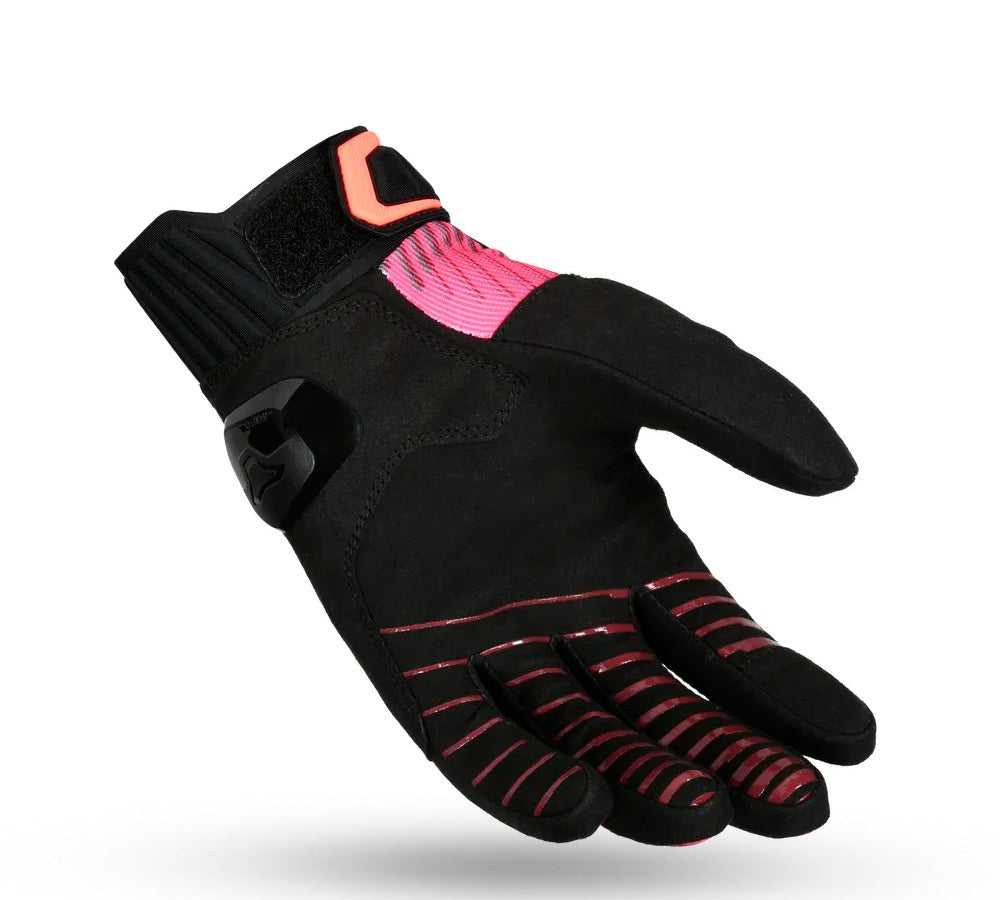 Guantes de mujer para moto de calle modelo Octar 2.0 fucsia | Macna