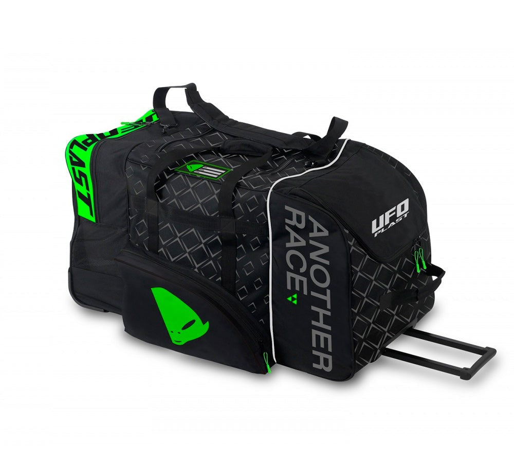 Bolso con ruedas modelo Troley negro/verde | UFO Plast