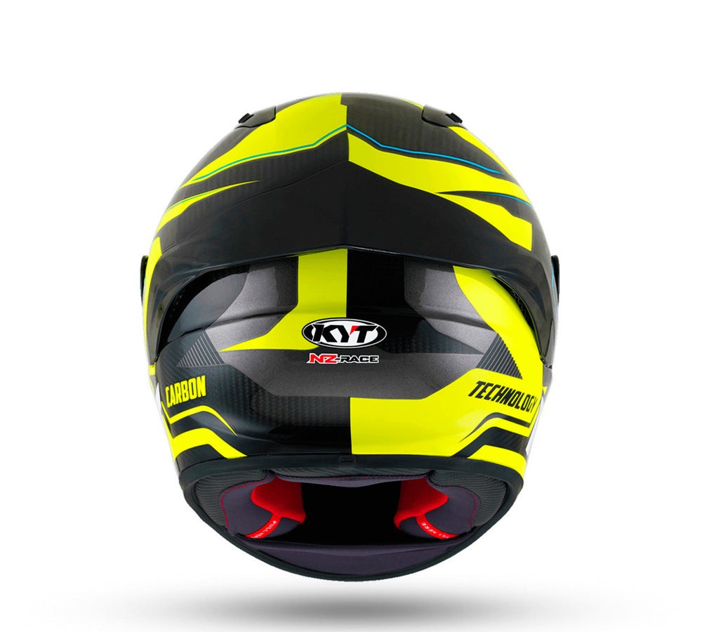 Casco integral de carrera modelo NZ-Race Carbon Competition Yellow | KYT Helmets
