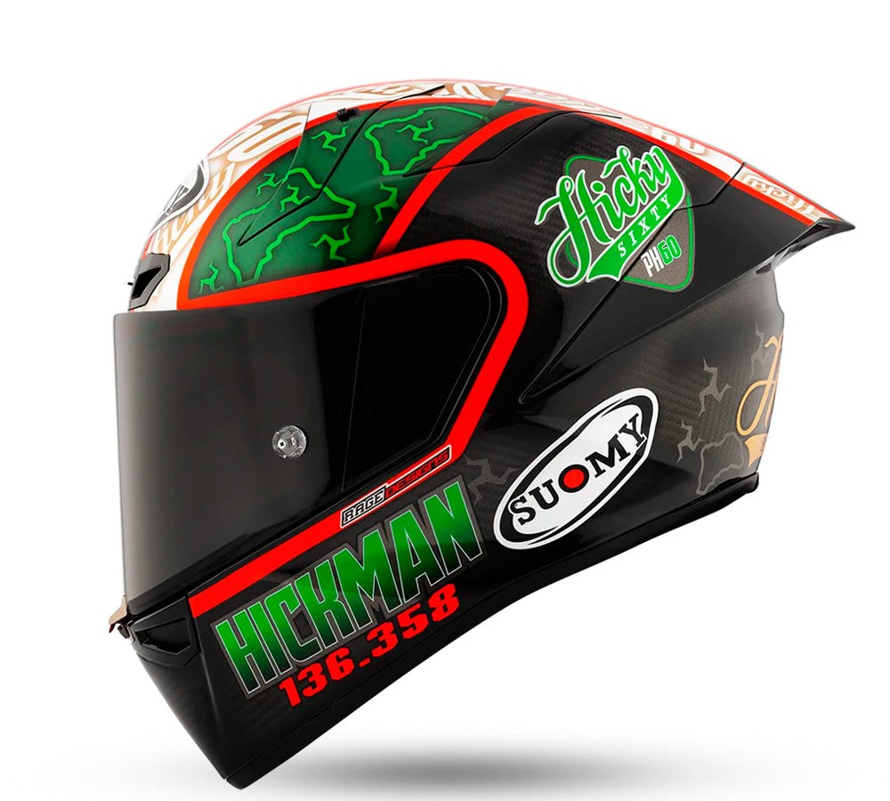 Casco integral de carrera modelo S1-XR GP Peter Hickman Replica | Suomy