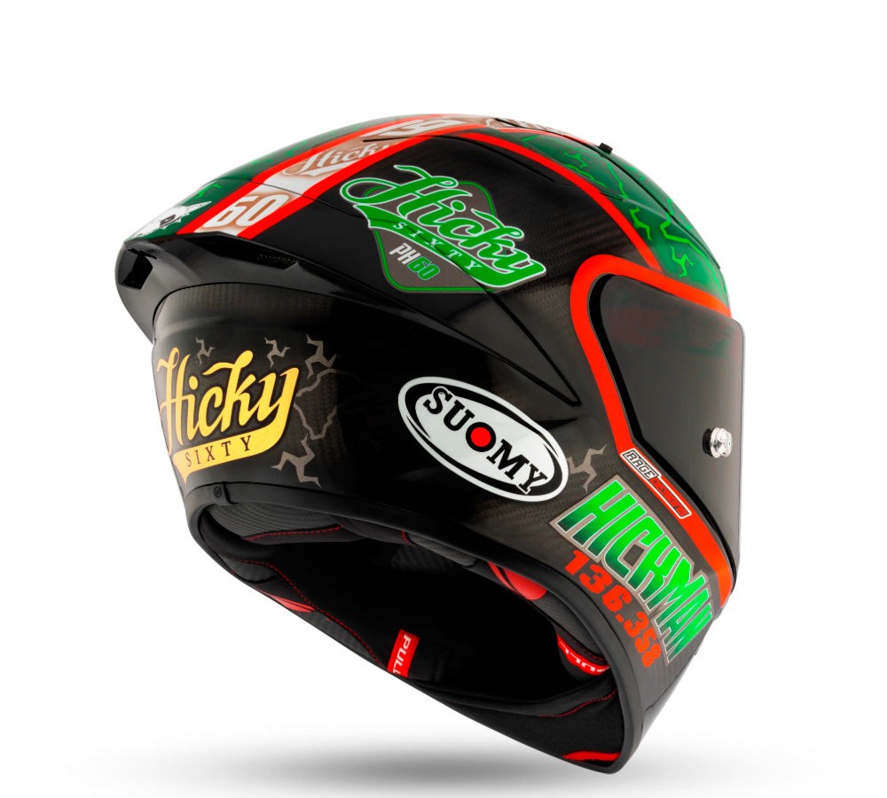 Casco integral de carrera modelo S1-XR GP Peter Hickman Replica | Suomy