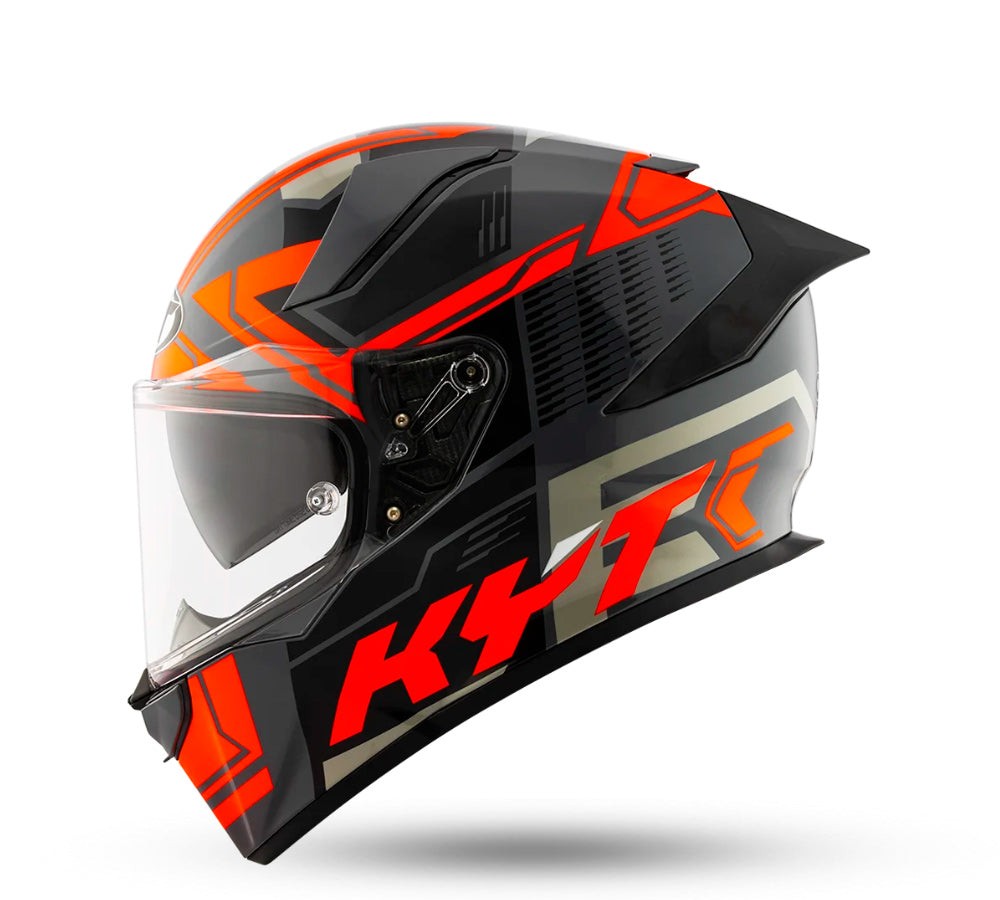 Casco integral full face modelo R2R Octane Orange | KYT Helmets