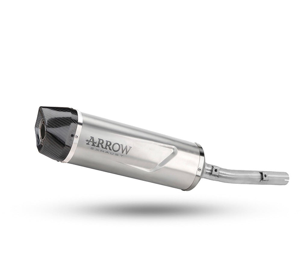 Silenciador Yamaha Tenere 700 '19-'23 aluminio Indy race Evo con tapa de carbono | Arrow