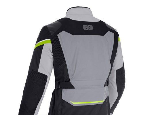Chaqueta adventure modelo Montreal 4.0 Dry2Dry Black Grey Fluo | Oxford Products