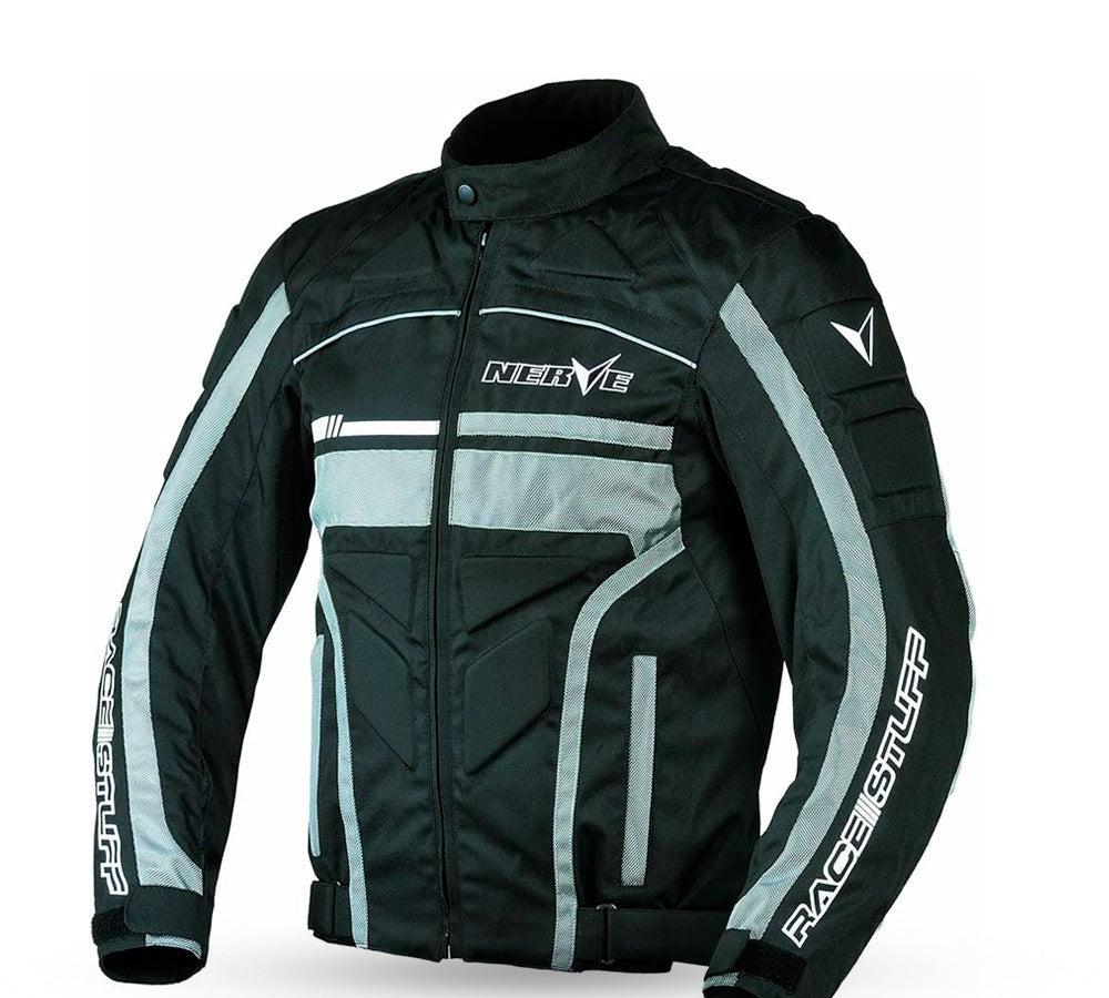 Chaqueta Race Stuff Black Silver Grey | Nerve