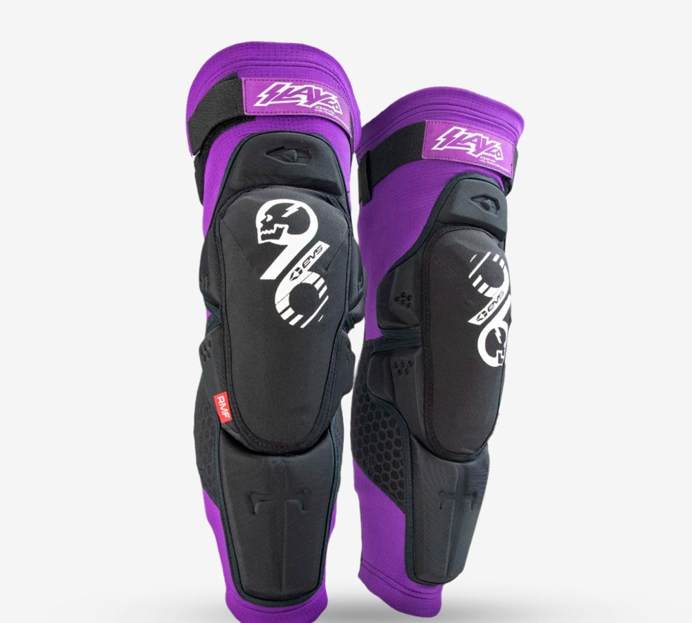 Rodilleras SLYCO96 negro/purpura | EVS