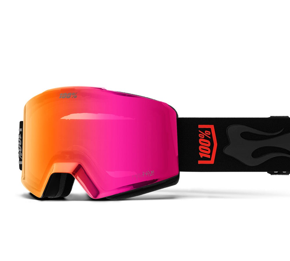 Antiparra para nieve modelo NORG Max Palm Black Hiper Black Lens | 100 Percent