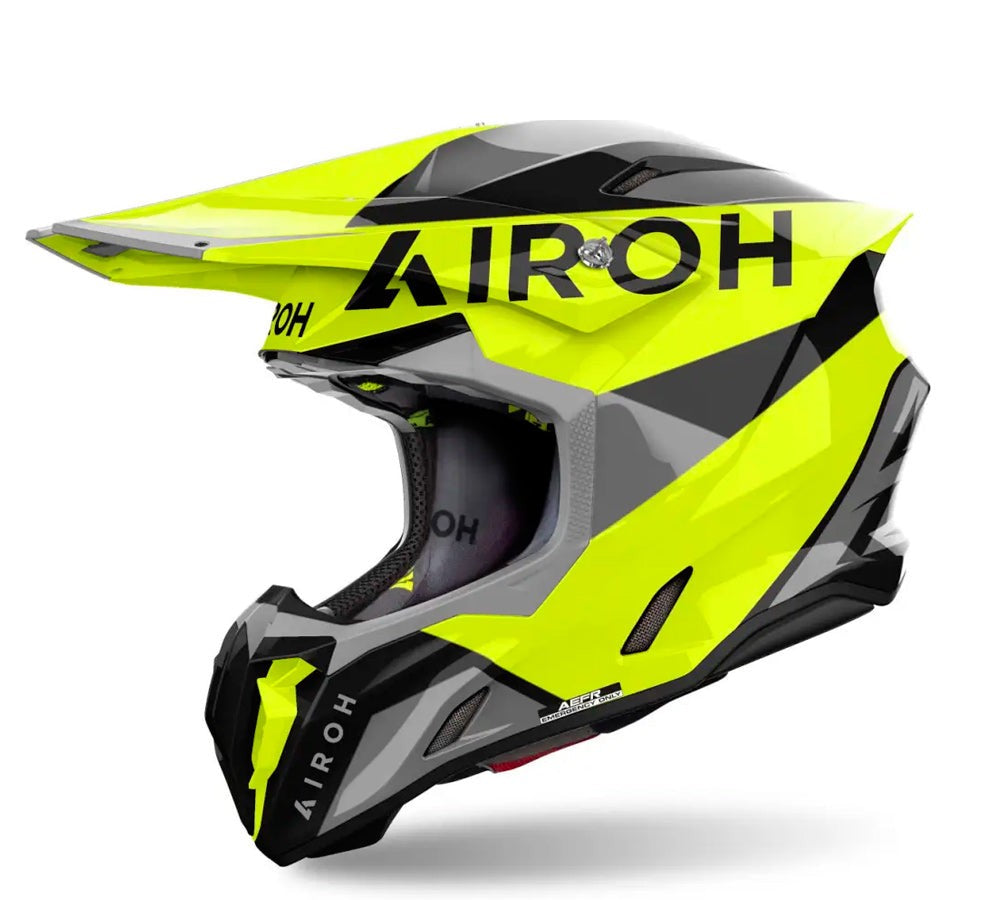 Casco Off-Road modelo Twist 3.0 King Yellow Gloss | AIROH