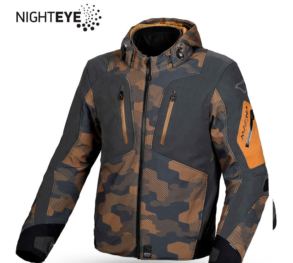 Chaqueta modelo Angle Camo Bronze con tecnologÃ­a Night Eye | Macna