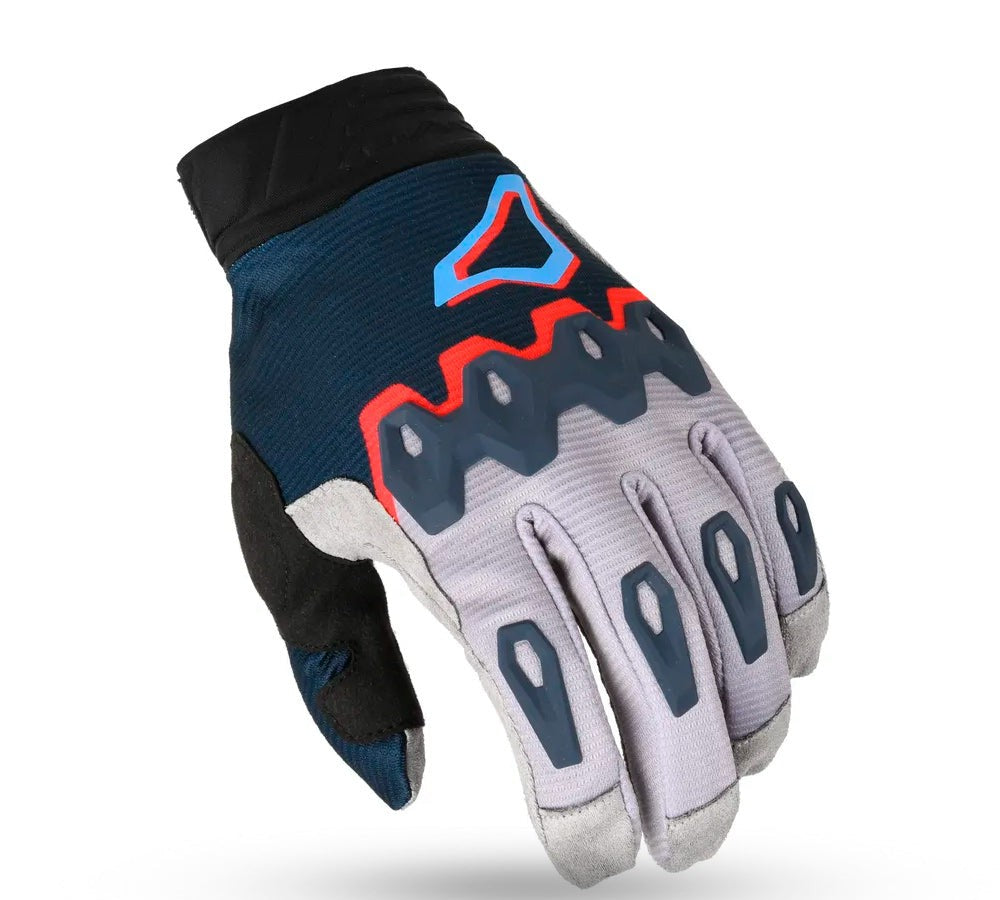 Guantes de Enduro/Mx Chameleon-1 azul/rojo | Macna