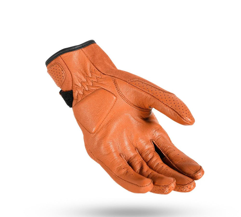 Guantes de cuero con ventilaciÃ³n Bold color marrÃ³n claro | Macna
