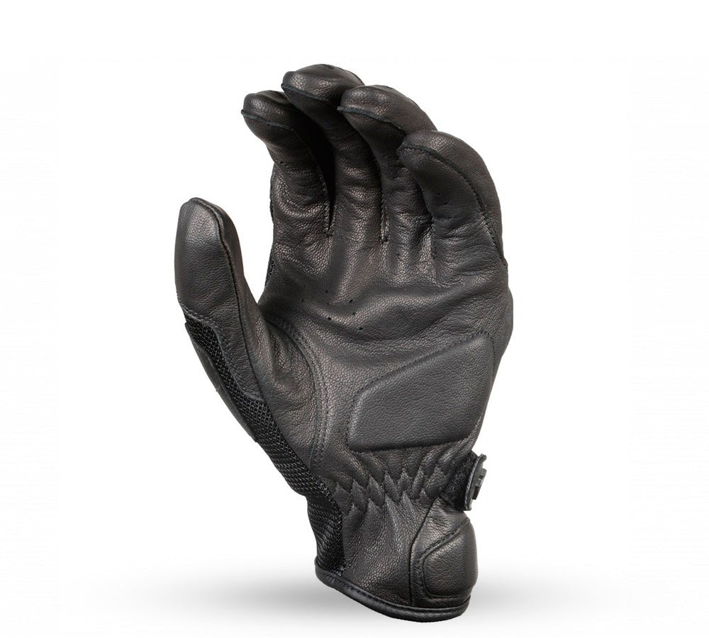 Guantes de cuero con ventilaciÃ³n Bold color negro | Macna