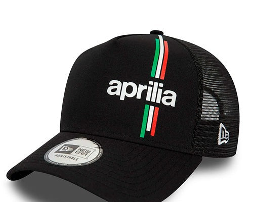 Gorra Trucker Aprilia A-Frame New Era Black