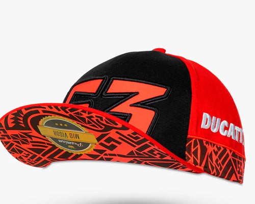Gorra Mid Visor Ducati Bagnaia 63 | GP Racing