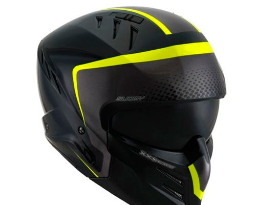 Casco Urban Jet Armor Crew Black Yellow | Suomy