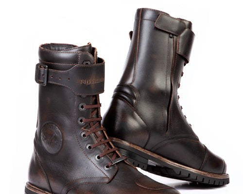 Botas de motociclismo modelo Rocket WP negro/marrÃ³n | Stylmartin