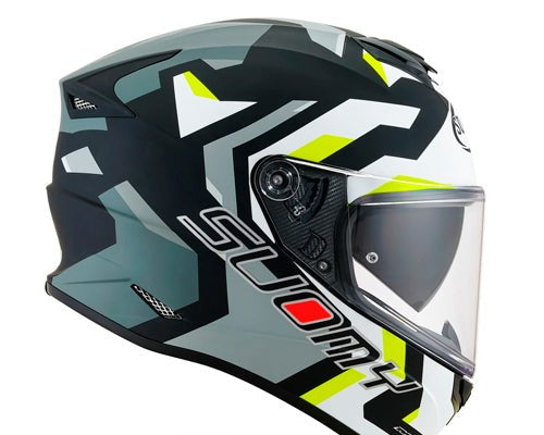 Casco integral Stellar Swift Matt Yellow/White | Suomy