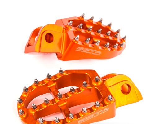 Pedalines/estriberas de aluminio FootPegs para KTM | Zeta Racing